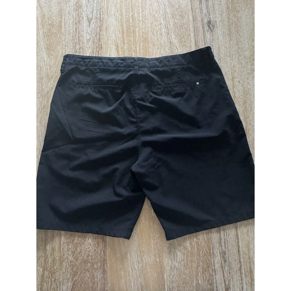 Hurley Men's Size 36 Black Phantom Walk Shorts Hybrid Stretch Board Shorts Swim